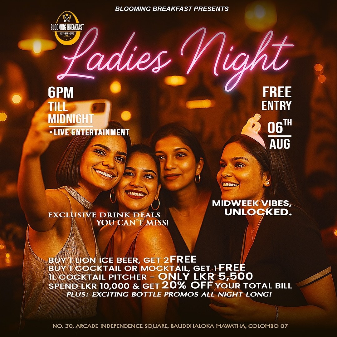 Ladies Night Vibes at Blooming Aug 6th 💃Midweek just got a serious upgrade Round up the squad