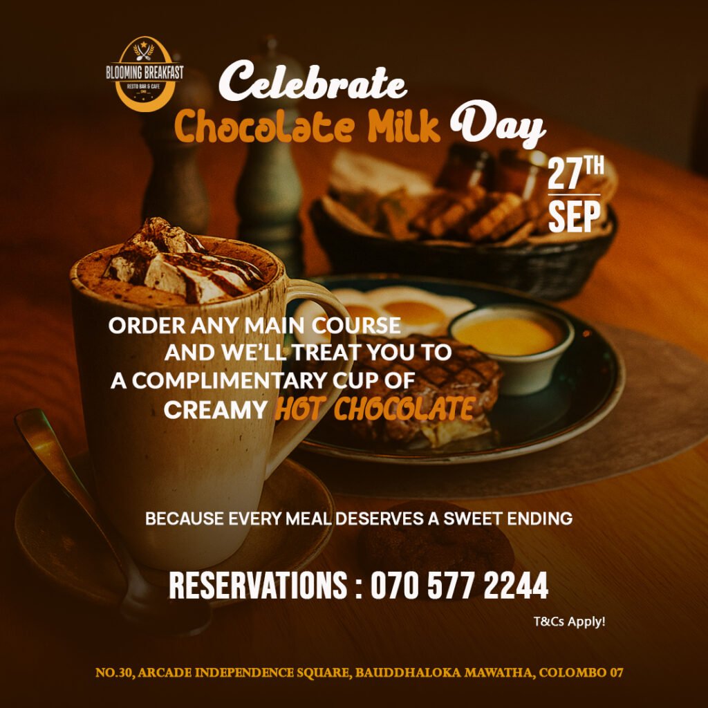 Celebrate Chocolate Milk Day at Blooming Breakfast!